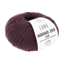 Lang Yarns - Merino 200 B�b� Fv. 364 Bordeaux
