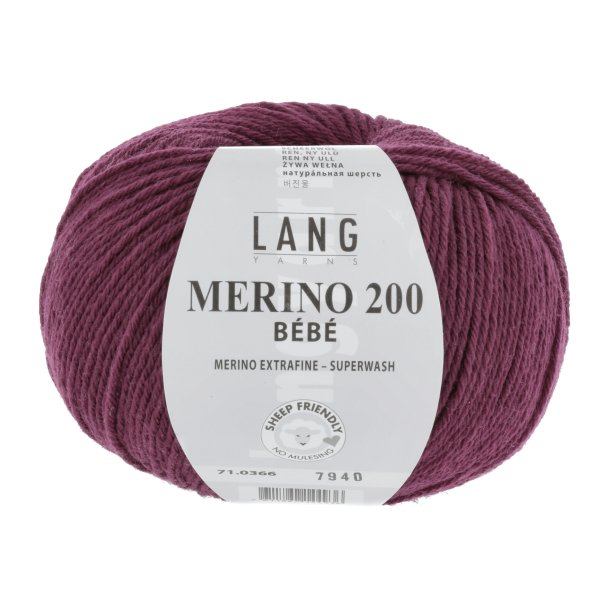 Lang Yarns - Merino 200 Bb Fv. 366 Br