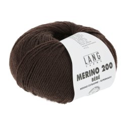 Lang Yarns - Merino 200 Bb Fv. 368 Mrk Brun