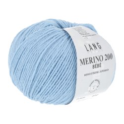 Lang Yarns - Merino 200 Bb Fv. 372 Lys Bl