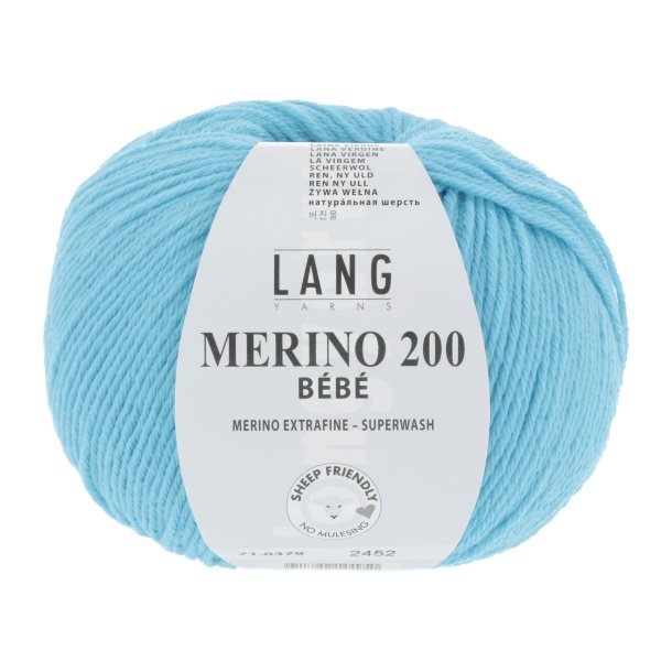 Lang Yarns - Merino 200 Bb Fv. 379 Turkis