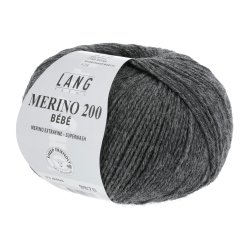 Lang Yarns - Merino 200 Bb Fv. 405 Mrk Gr Melange