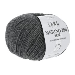 Lang Yarns - Merino 200 Bb Fv. 405 Mrk Gr Melange