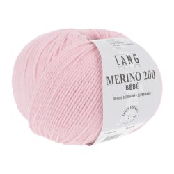 Lang Yarns - Merino 200 Bb Fv. 409 Varm Rose