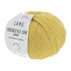 Lang Yarns - Merino 200 Bb Fv. 414 Sol Gul