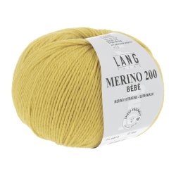 Lang Yarns - Merino 200 Bb Fv. 414 Sol Gul
