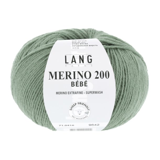 Lang Yarns - Merino 200 Bb Fv. 416 Agave