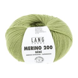 Lang Yarns - Merino 200 B�b� Fv. 417 Lys Gr�n