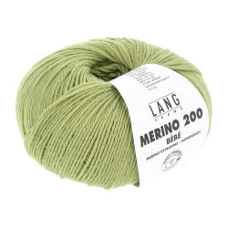 Lang Yarns - Merino 200 B�b� Fv. 417 Lys Gr�n