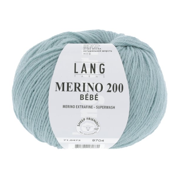 Lang Yarns - Merino 200 Bb Fv. 472 Mrk Mint