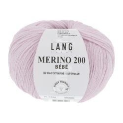 Lang Yarns - Merino 200 B�b� Fv. 509 Lys Rosa