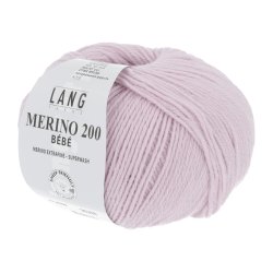 Lang Yarns - Merino 200 B�b� Fv. 509 Lys Rosa