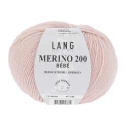 Lang Yarns - Merino 200 B�b� Fv. 609 Rose