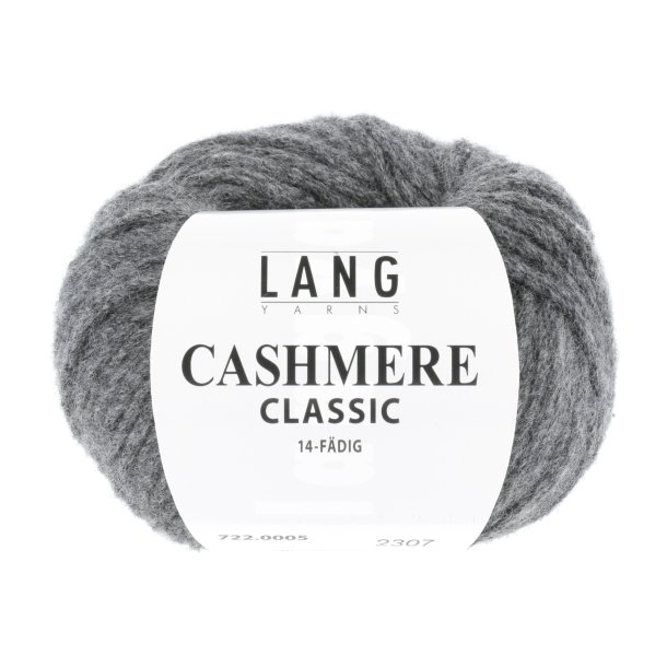 Lang Yarns - Cashmere Classic Fv. 05 Mrk Gr Meleret