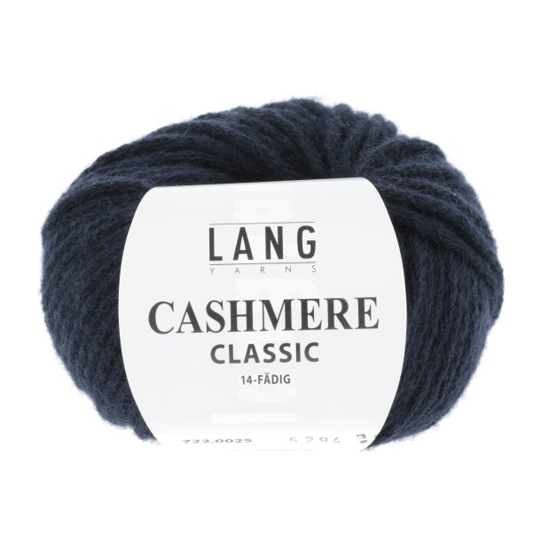 Lang Yarns - Cashmere Classic Fv. 25 Navy