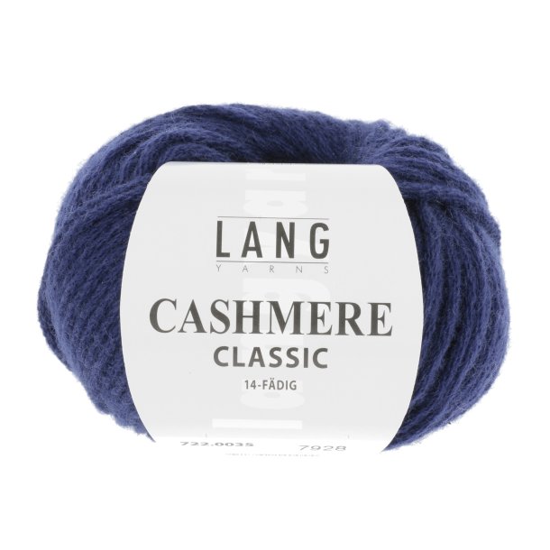 Lang Yarns - Cashmere Classic Fv. 35 Marine