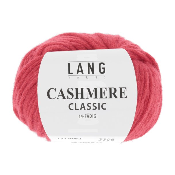 Lang Yarns - Cashmere Classic Fv. 62 Rd