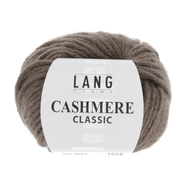 Lang Yarns - Cashmere Classic Fv. 67 Brun Meleret