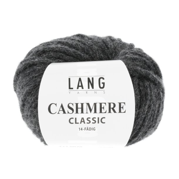 Lang Yarns - Cashmere Classic Fv. 70 Antrazit Meleret