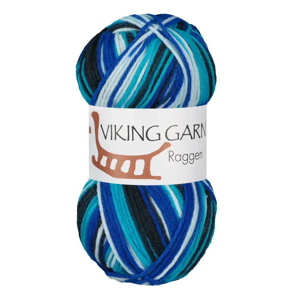 Viking - Raggen Strmpegarn Fv. 729 Multi