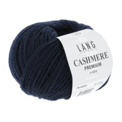 Lang Yarns - Cashmere Premium Fv. 25 Marine Bl.