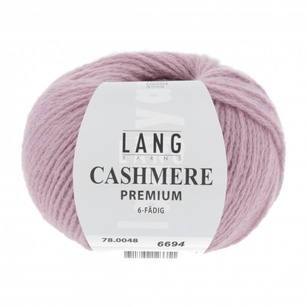 Lang Yarns - Cashmere Premium Fv. 48 Mrk Rosa