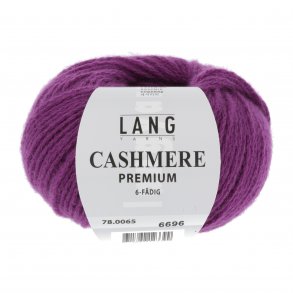 Lang Yarns - Cashmere Premium Fv. 65 Cardinal Lilla