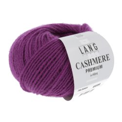 Lang Yarns - Cashmere Premium Fv. 65 Cardinal Lilla