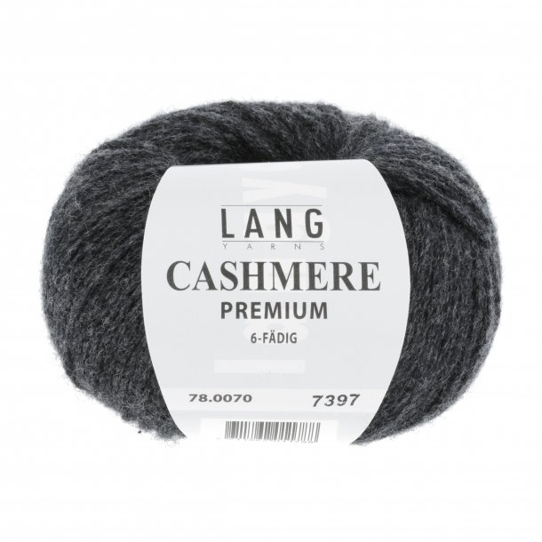 Lang Yarns - Cashmere Premium Fv. 70 Koks Gr