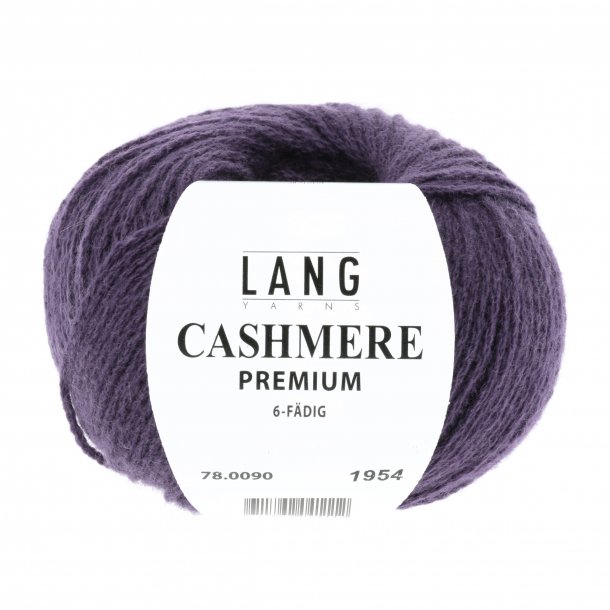 Lang Yarns - Cashmere Premium Fv. 90 Lilla