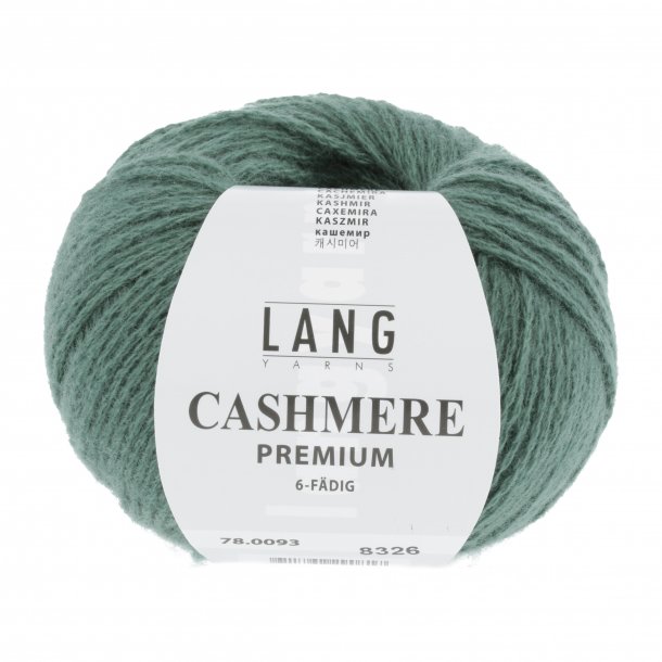 Lang Yarns - Cashmere Premium Fv. 93 Stvet Grn