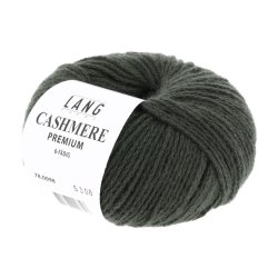 Lang Yarns - Cashmere Premium Fv. 98 Mrk Army Grn
