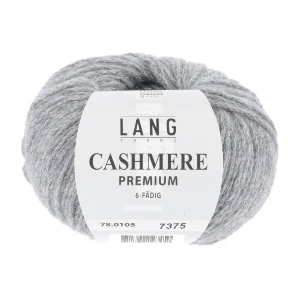 Lang Yarns - Cashmere Premium Fv. 105 Mellem Gr