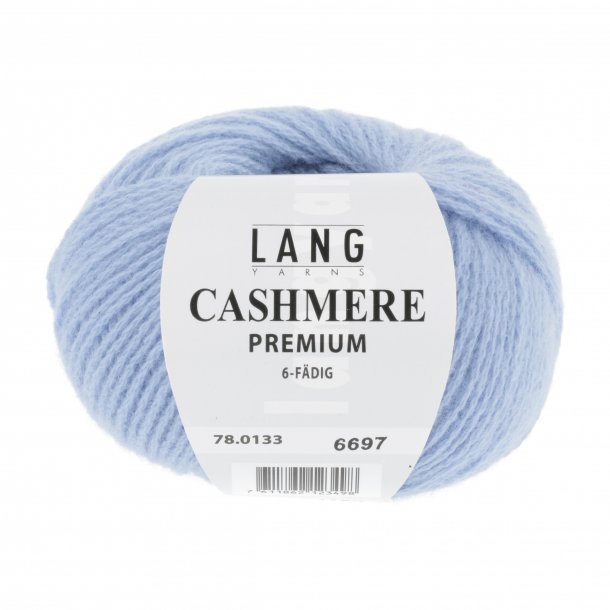 Lang Yarns - Cashmere Premium Fv. 133 Stvet Lys Bl