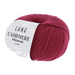 Lang Yarns - Cashmere Premium Fv. 164 Mrk Cerise