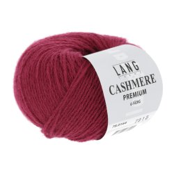 Lang Yarns - Cashmere Premium Fv. 164 Mrk Cerise