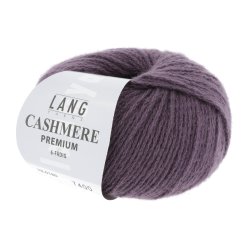 Lang Yarns - Cashmere Premium Fv. 180 Stvet Lilla