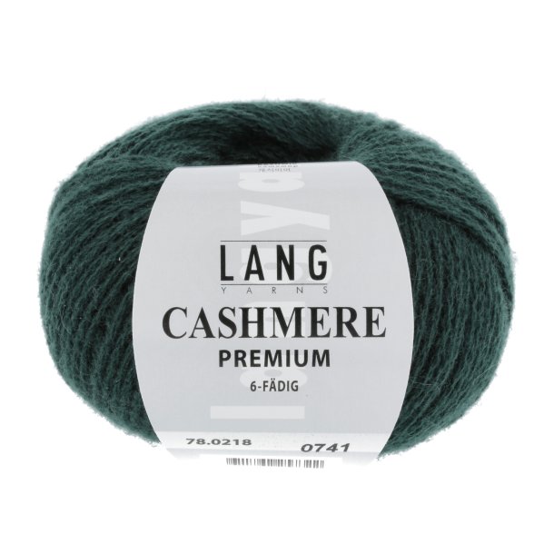 Lang Yarns - Cashmere Premium Fv. 218 Skov Grn