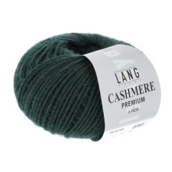 Lang Yarns - Cashmere Premium Fv. 218 Skov Grn