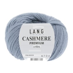 Lang Yarns - Cashmere Premium Fv. 233 Lys Jeans Bl.