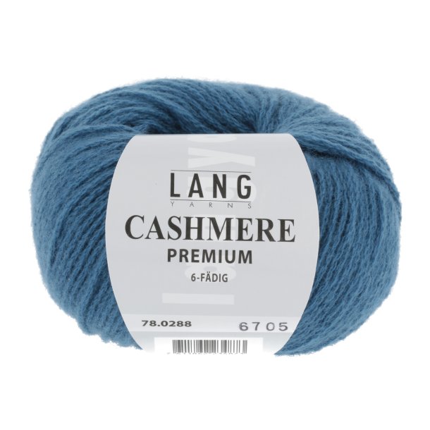 Lang Yarns - Cashmere Premium Fv. 288 Mrk Himmelbl