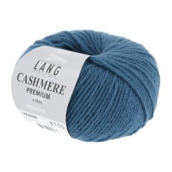 Lang Yarns - Cashmere Premium Fv. 288 Mrk Himmelbl