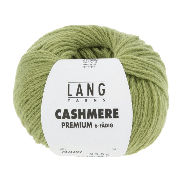 Lang Yarns - Cashmere Premium Fv. 297 Lys Oliven