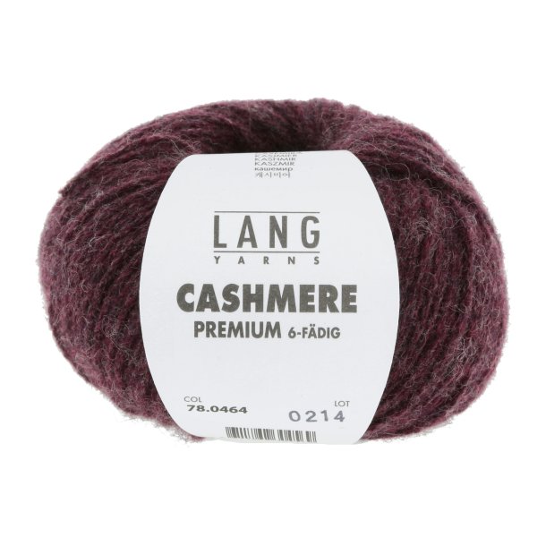 Lang Yarns - Cashmere Premium Fv. 464 Bordeaux Chante Claire