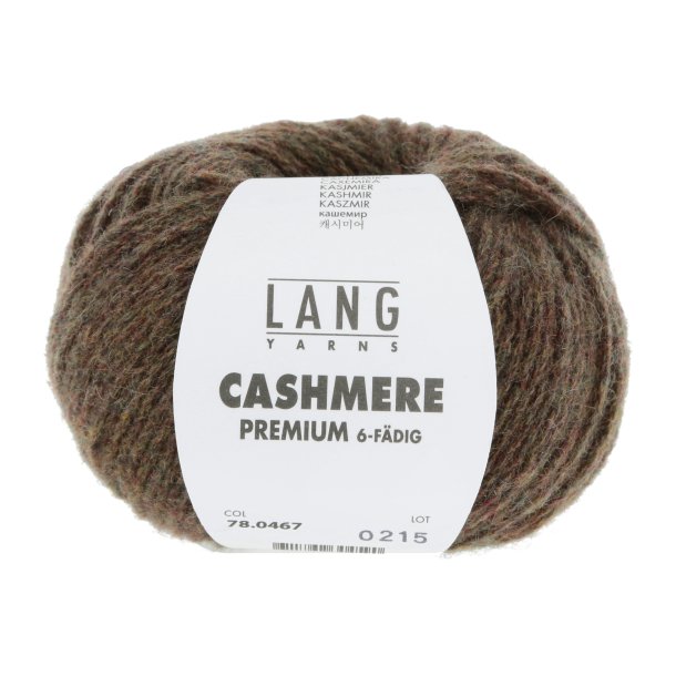 Lang Yarns - Cashmere Premium Fv. 467 Brown Chante Claire