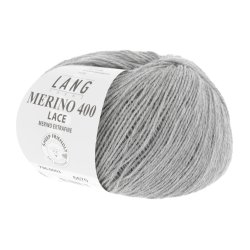Lang Yarns - Merino 400 Lace Fv. 03 Lys Gr Melange