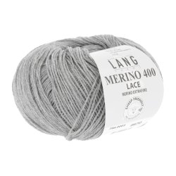 Lang Yarns - Merino 400 Lace Fv. 03 Lys Gr Melange