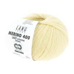 Lang Yarns - Merino 400 Lace Fv. 12 Baby Gul