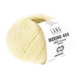 Lang Yarns - Merino 400 Lace Fv. 12 Baby Gul
