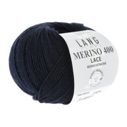 Lang Yarns - Merino 400 Lace Fv. 25 Marine Melange